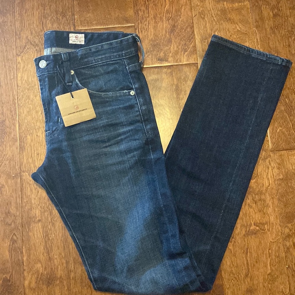 Slim straight jeans